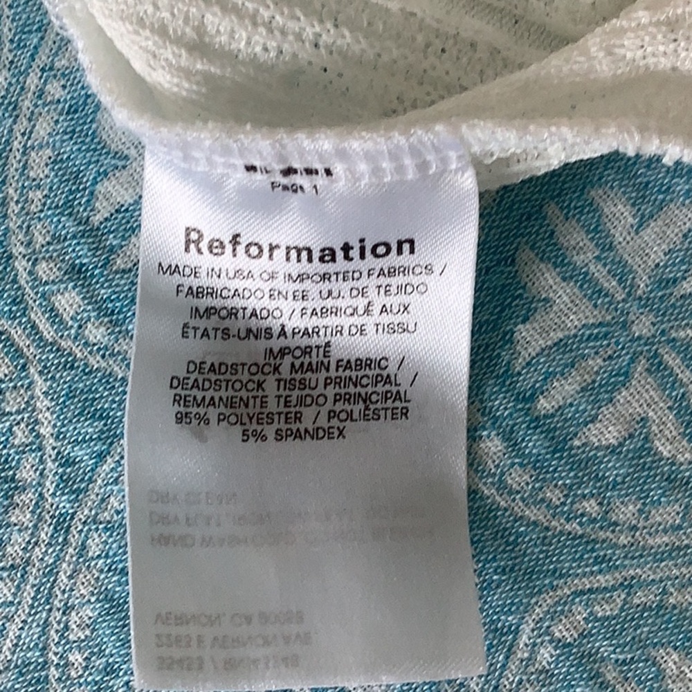 Reformation Cream Ribbed Long-Sleeve Top - Picture 4 of 7